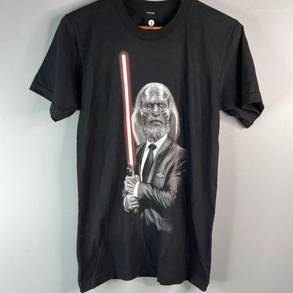 DARK SIDE WALKER Game of Thrones Star Wars Graphic Tee Black Short Sleeve Size S - Picture 9 of 9